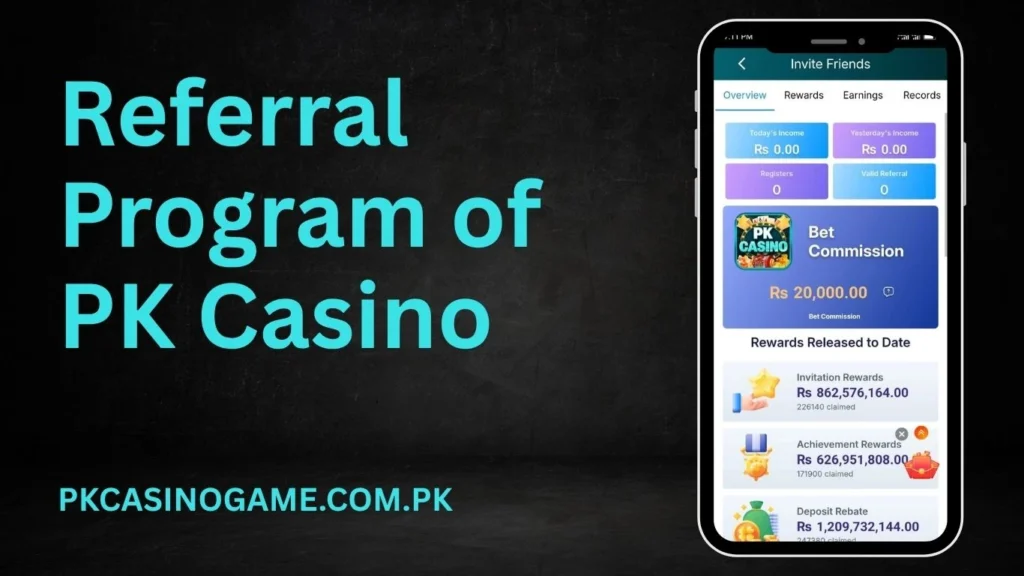 PK Casino Of Referral Program