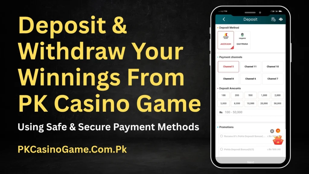 Complete Deposit and Withdrawal Guide for PK Casino Game